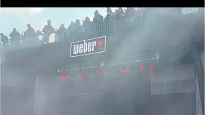 Through the fog: Watch Buckeyes enter field before Rutgers game