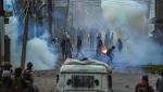 Driver trying avoid being lynched,