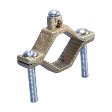 Water/Gas Pipe Ground Clamp, 1 1/4"–2" Pipe, #10 Solid-#2 ...