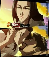 Dr. Chika Tanaka eventually falls for Tony Stark. A woman after all… or is she? - iron_man_anime_2011_stark_dr_tanaka_kiss