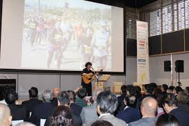 出場選手ら大会の成功誓う 総社で吉備路マラソン前日祭