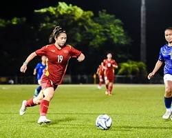 Image of Cambodian football match