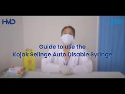 Guide to use the Kojak Selinge Auto-Disable Syringe - YouTube