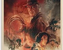 Image of Indiana Jones and the Dial of Destiny movie poster