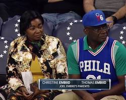 Image of Christine Embiid, Joel Embiid's mother