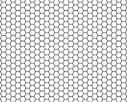 Image of hexagonal patterns