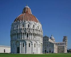 Imagen del Baptisterio de Pisa