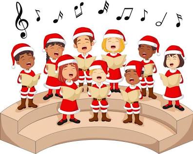 filles et garçons de la chorale chantant une chanson 8733262 Art ...