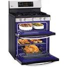LG Cu. Ft. Self-Cleaning Freestanding Double Oven Gas