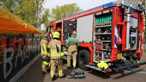 Brand op balkon in centrum Barneveld trekt veel bekijks