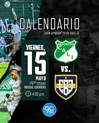 #Deportes90 Deportivo Cali se enfrenta al Boca Juniors de Cali por la segunda fecha del grupo A en la Copa Dimayor 2026. Los 'azucareros' llegan tras derrotar 2-0 al Bucaramanga en el estadio de Palmaseca. El encuentro será este viernes 15 de mayo a l