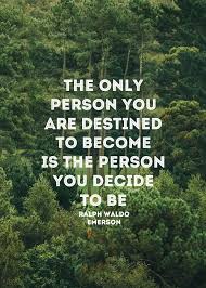 Ralph Waldo Emerson Quote (About be yourself, choice, decide ... via Relatably.com