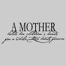 A mother holds her children&#39;s hands Wall Quotes Wall sayings Wall ... via Relatably.com