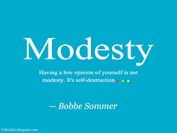 Modesty Quotes Sayings. QuotesGram via Relatably.com