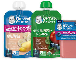 baby food jars and pouchesの画像