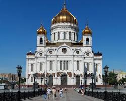 Image of church or religious figure representing religious tolerance or the reformed Russian Orthodox Church