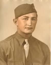 SGT John Pedersen, Foy Crew, 834th. Photographed in 1942. (photo courtesy of Delia Larkins, John&#39;s daughter). - JPedersen1