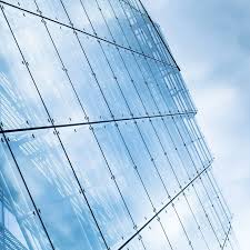 low e double glazed curtain wall window, tempered insulated ...