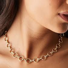 DesignB London open chain necklace in gold | ASOS