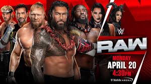 Previa WWE Raw 20 de arbil de 2026: cartelera y horarios