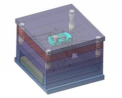 Image of mold design in CATIA