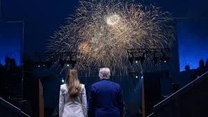 Trump promised the largest fireworks display ever. It did set a record