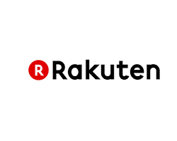 Amazon and Rakuten logosの画像