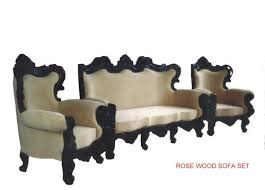 Image result for WOODEN SOFA SET