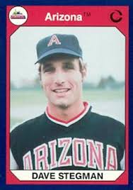 Dave Stegman Baseball Card (Arizona) 1990 Collegiate Collection #76 - a76
