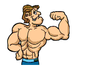 Afbeeldingsresultaat voor strong man muscles animated gif