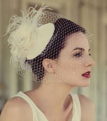 2012 2013 wedding trends bridal accessories wedding hats 2. Batcakes Couture/Photo by Stephanie Williams - wedding-hats-with-birdcage-veil-feather-floral-accents__full