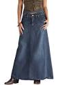 Denim skirts long