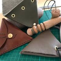 Triangular coin purse l - Folksy