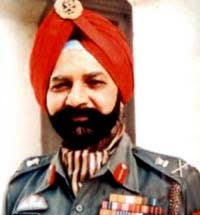 Lt General Ranjit Singh Dayal. He was selected to serve with the UN emergency force in Gaza to supervise the withdrawal of Israeli forces. - 090604035534_Dayal1