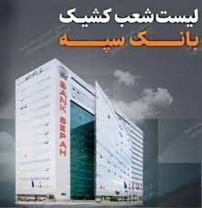 :::Noandish.com::: لیست شعب کشیک بانک سپه در تهران برای چهارشنبه ۵ آذر ماه