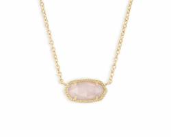 Kendra Scott Elisa Pendant Necklace in rose gold