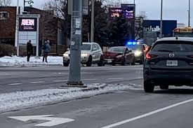 Two-vehicle crash slows traffic on Brant Street during rush hour