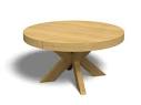 Extending round dining table