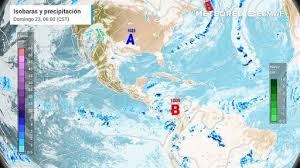 Mañana, viernes 21 de noviembre, México registrará viento, lluvias y posibles nevadas en varios estados