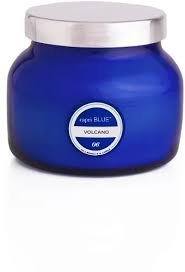 8 oz Volcano Signature Petite Blue Jar Candle | RC Willey