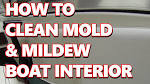 How to clean mold off of boat 