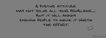 A positive Attitude Quotes FB Cover | attitude | Pinterest ... via Relatably.com