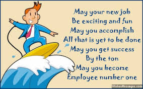 Congratulations for New Job: Messages, Quotes and Wishes | Sms ... via Relatably.com