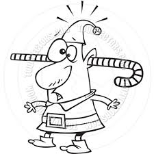 Image result for candycane black and white