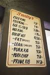 Smitty's bbq menu