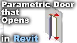 Parametric Door that Opens in Revit Tutorial - YouTube