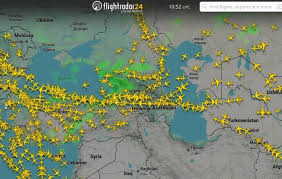 Transit through Georgia increased to 2,000 flights per day due to Middle East airspace closure