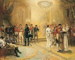 Image of Napoleonic era ballroom dancing