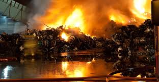 Fire at Denver Recycling Facility Sends Smoke Plume into Metro Area