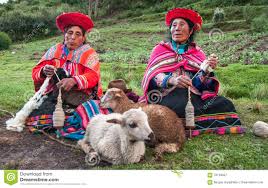 Image result for peruvian indians spinning